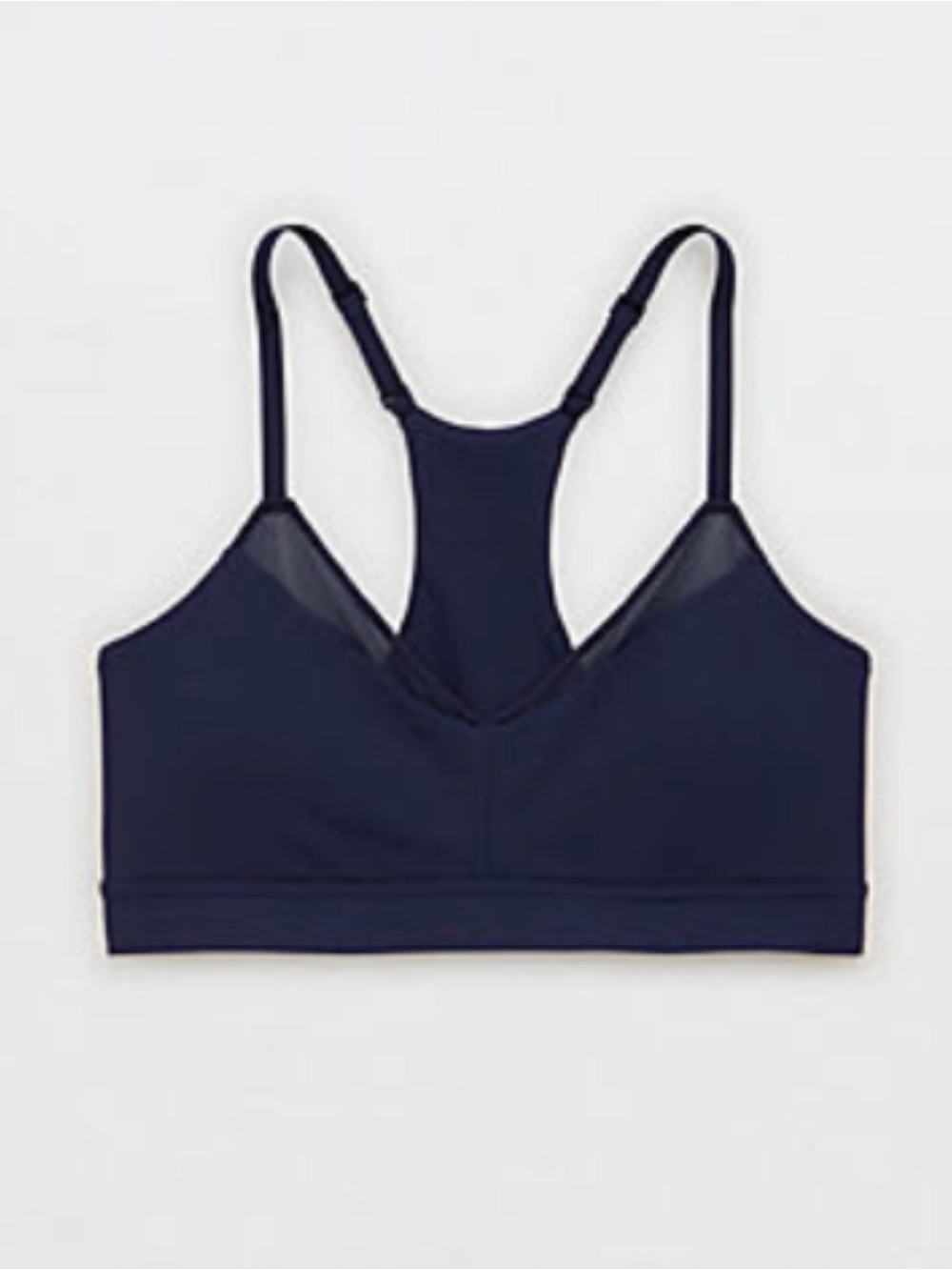 aerie Deep Navy Racerback Sports Bra